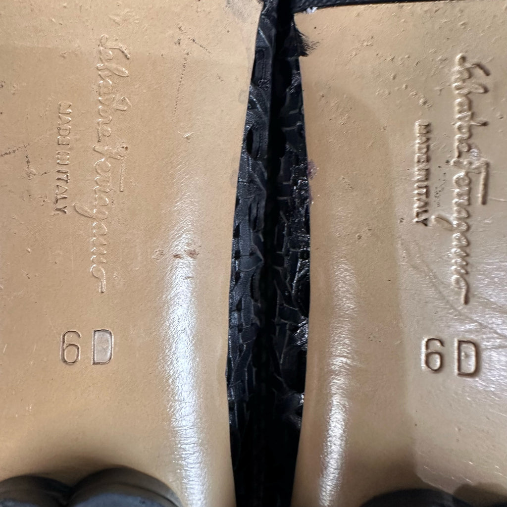 Salvatore Ferragamo Black Loafers