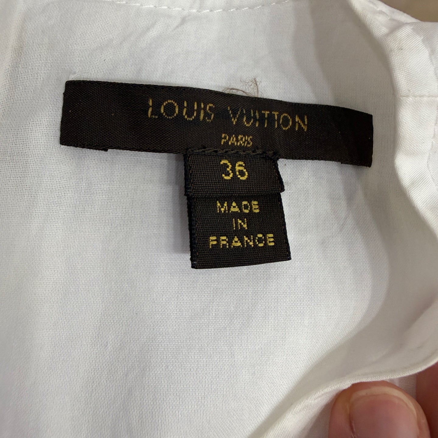 Louis Vuitton White Dress