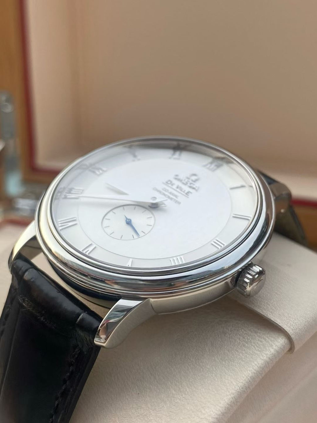 Omega Dish fly Gray Automatic (self-winding) watch 39 millimeters 4813.30.01