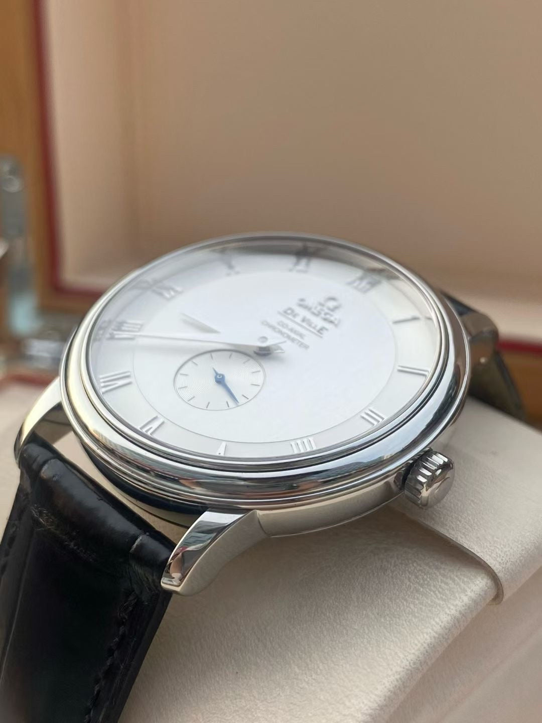 Omega Dish fly Gray Automatic (self-winding) watch 39 millimeters 4813.30.01