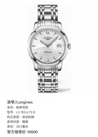 Longines Watchmaking tradition White Automatic (self-winding) watch 38.5 millimeters L2.763.4.72.6