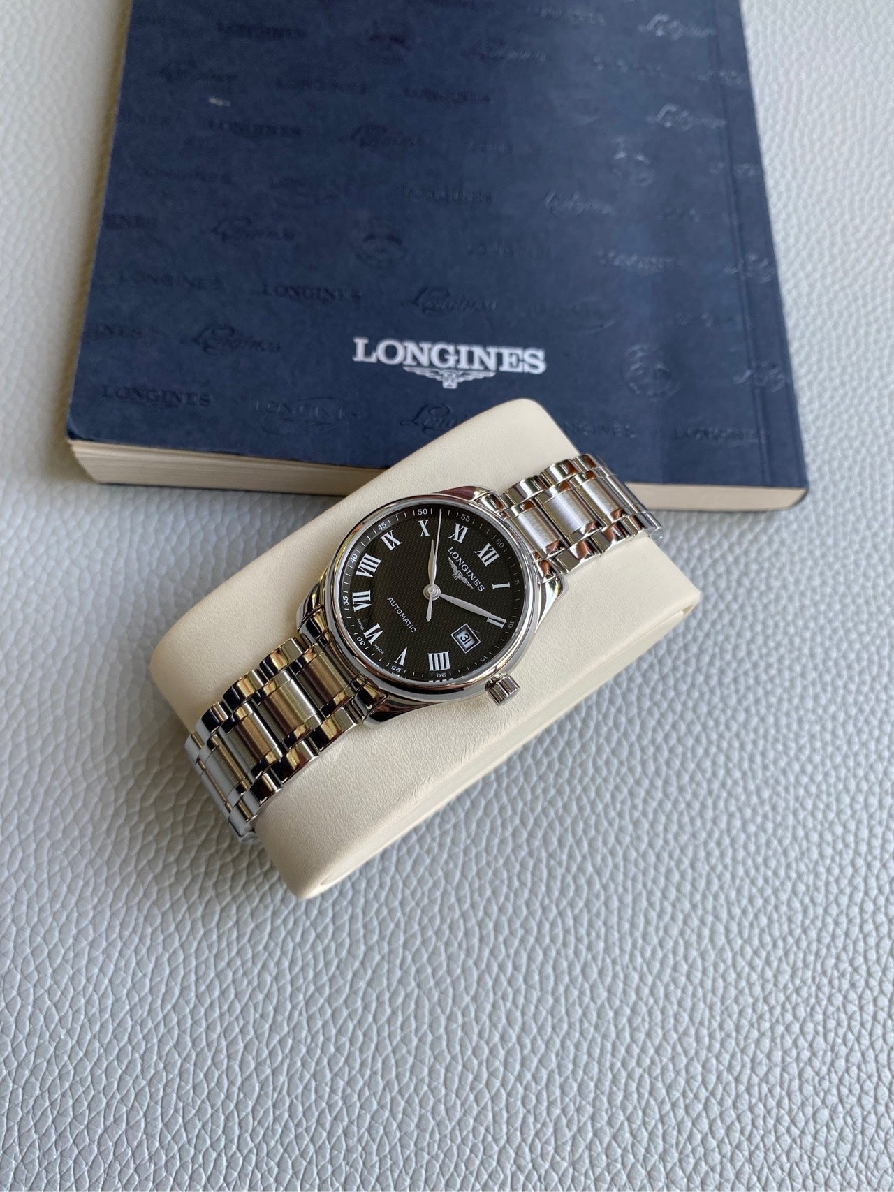 Longines Watchmaking Tradition Black Automatic (self-winding) watch 29 millimeters L2.257.4.51.6