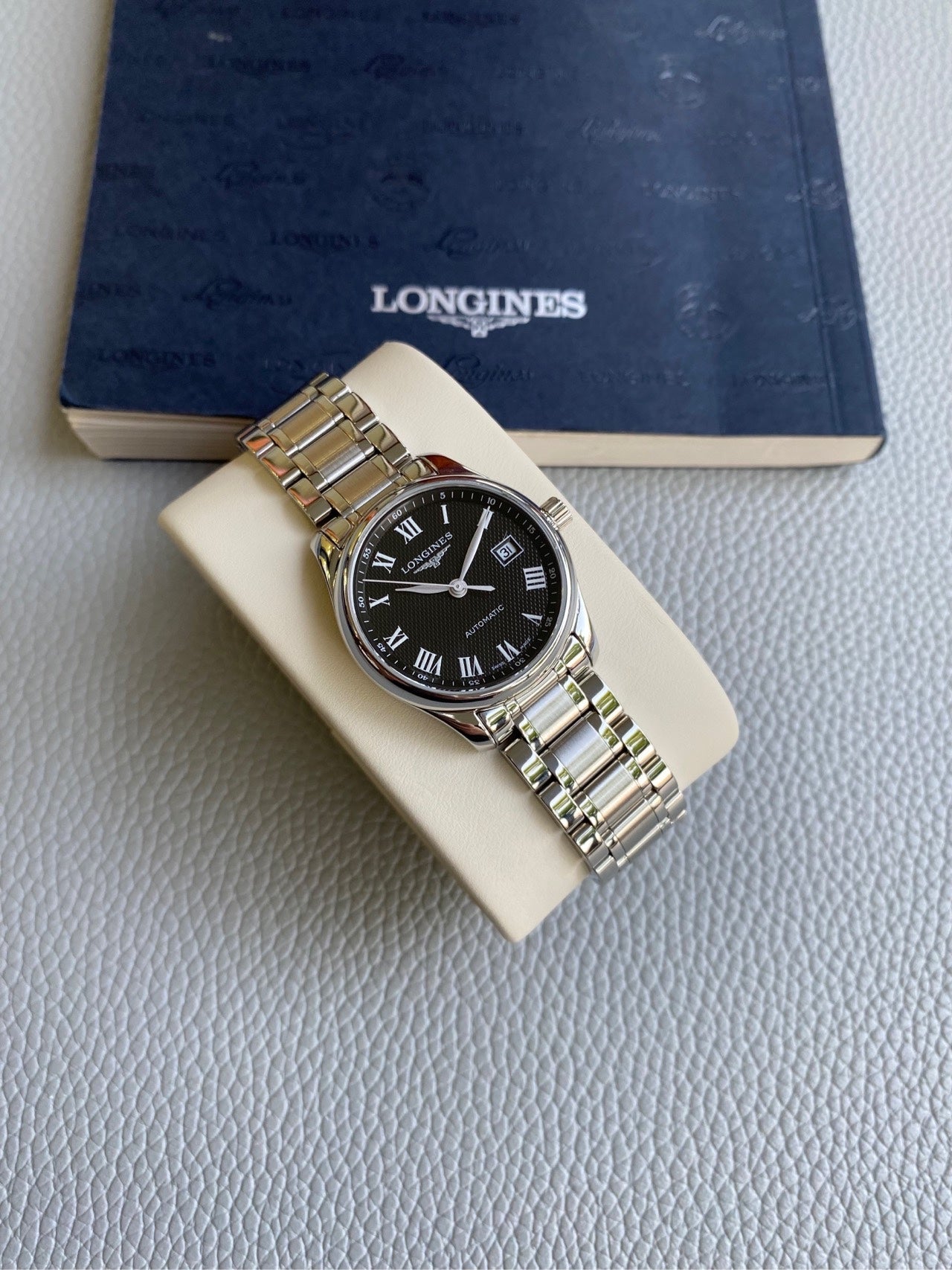Longines Watchmaking Tradition Black Automatic (self-winding) watch 29 millimeters L2.257.4.51.6