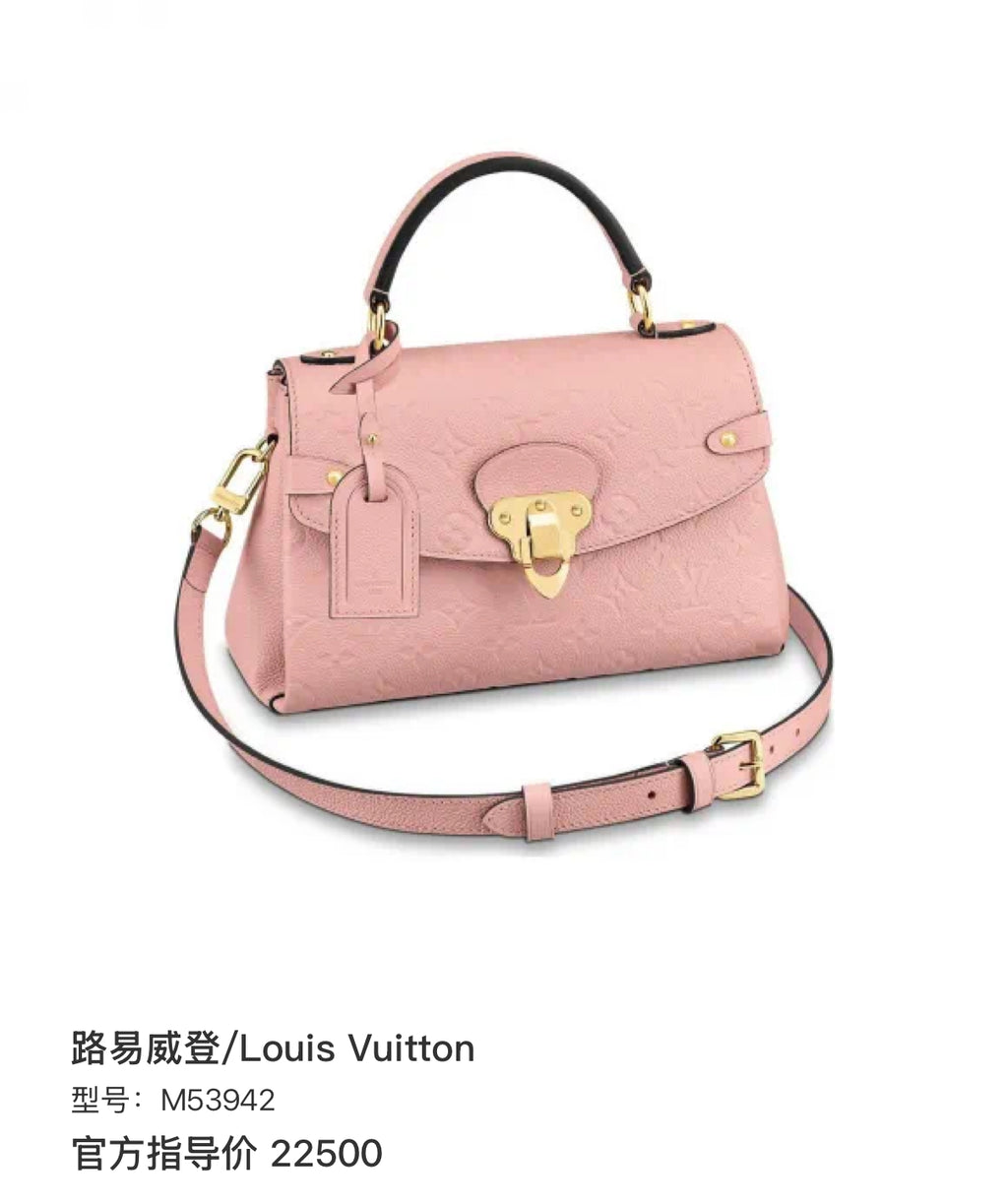 Louis Vuitton Pink Satchel M53942