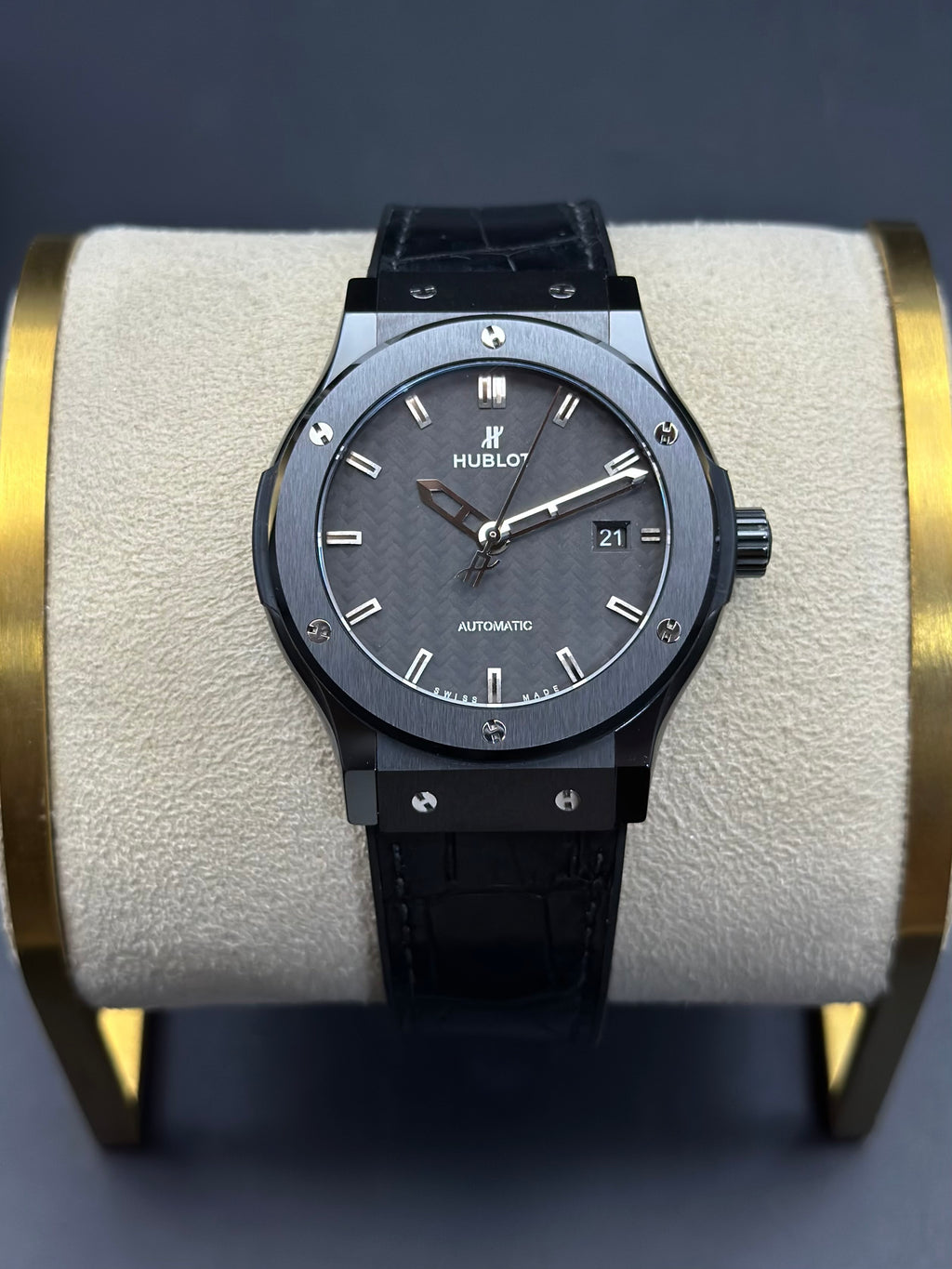 Hublot Carbon fiber Black Automatic (self-winding) watch