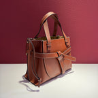 Loewe Gate Brown Tote 25.2X18X10 cm 321.56.Z99