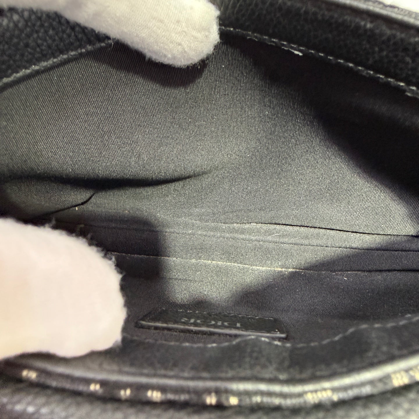 Dior Black Saddle Bag 24 centimeters x 17.5 centimeters 1ADPO095YKY_H15E
