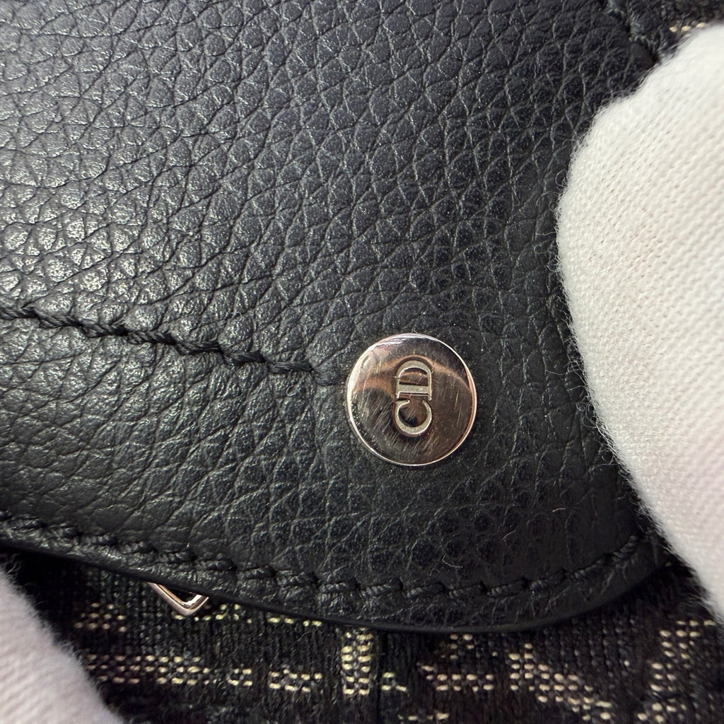 Dior Black Saddle Bag 24 centimeters x 17.5 centimeters 1ADPO095YKY_H15E