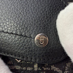 Dior Black Saddle Bag 24 centimeters x 17.5 centimeters 1ADPO095YKY_H15E