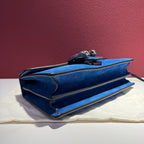 Gucci Alcantara Blue Crossbody