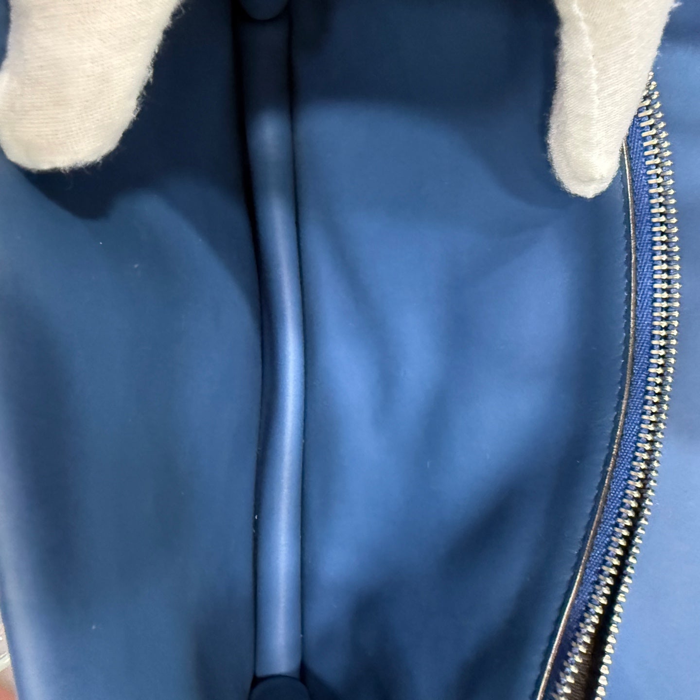 Gucci Alcantara Blue Crossbody