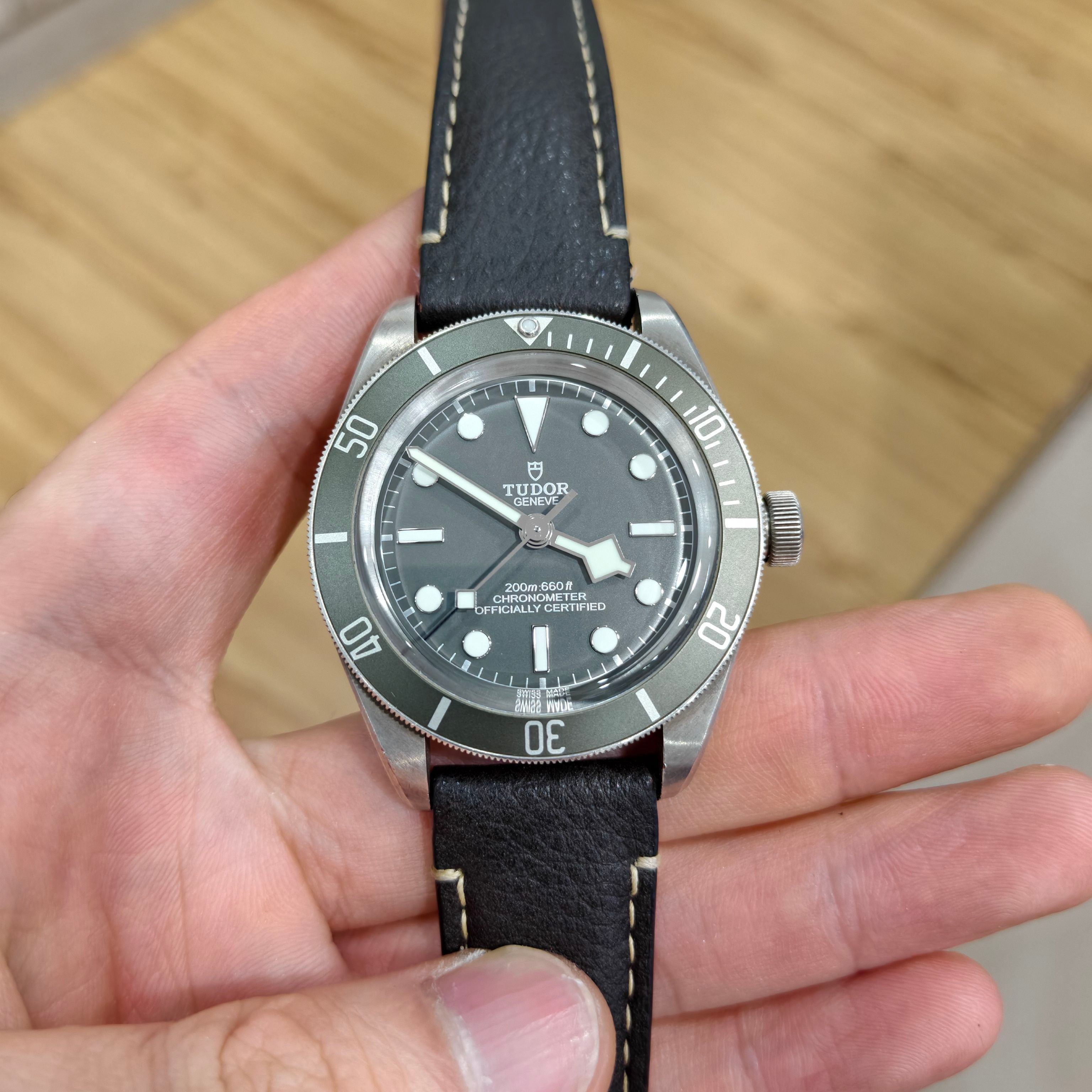 Tudor Blue Bay 1958 model 925 39 millimeters m79010sg-0001