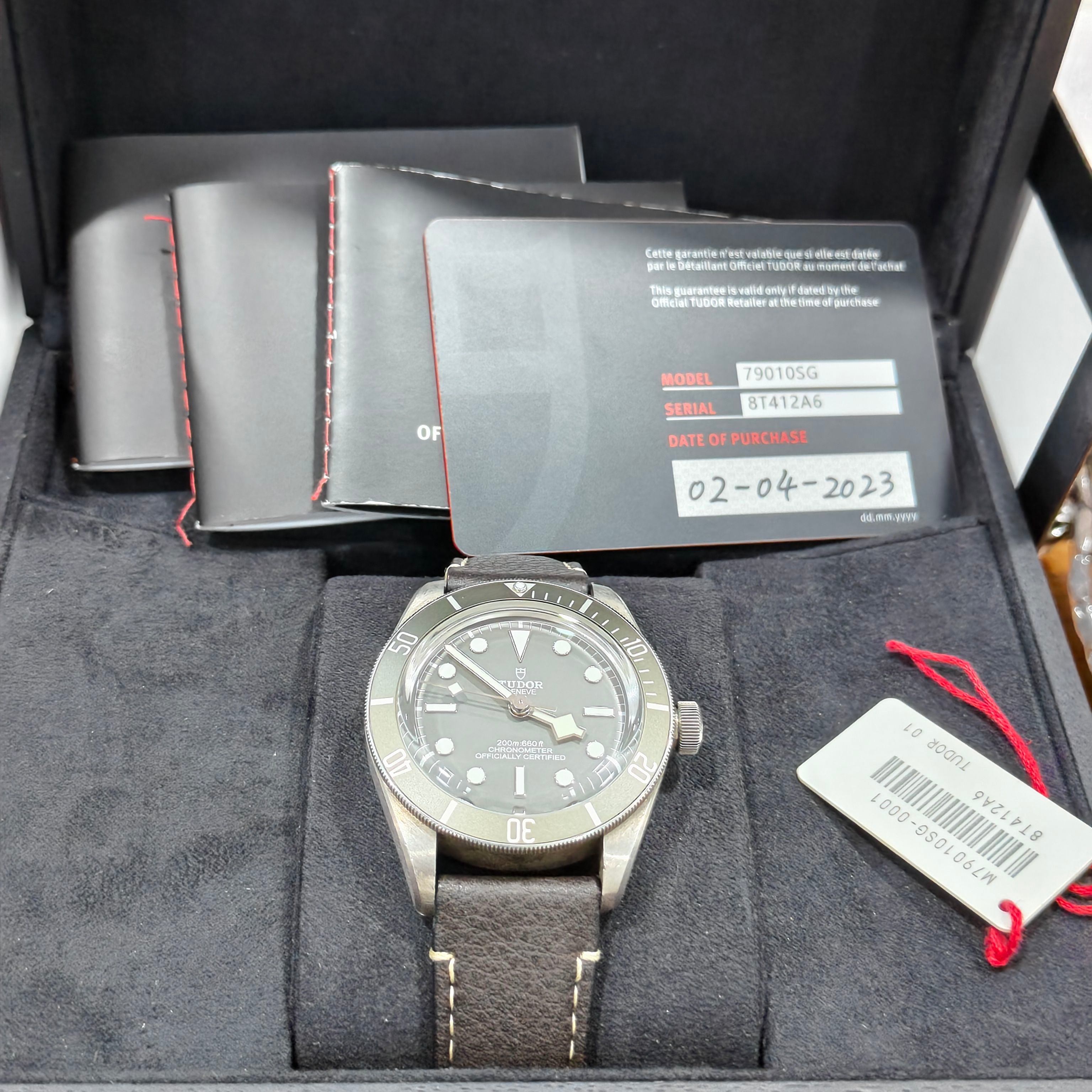 Tudor Blue Bay 1958 model 925 39 millimeters m79010sg-0001