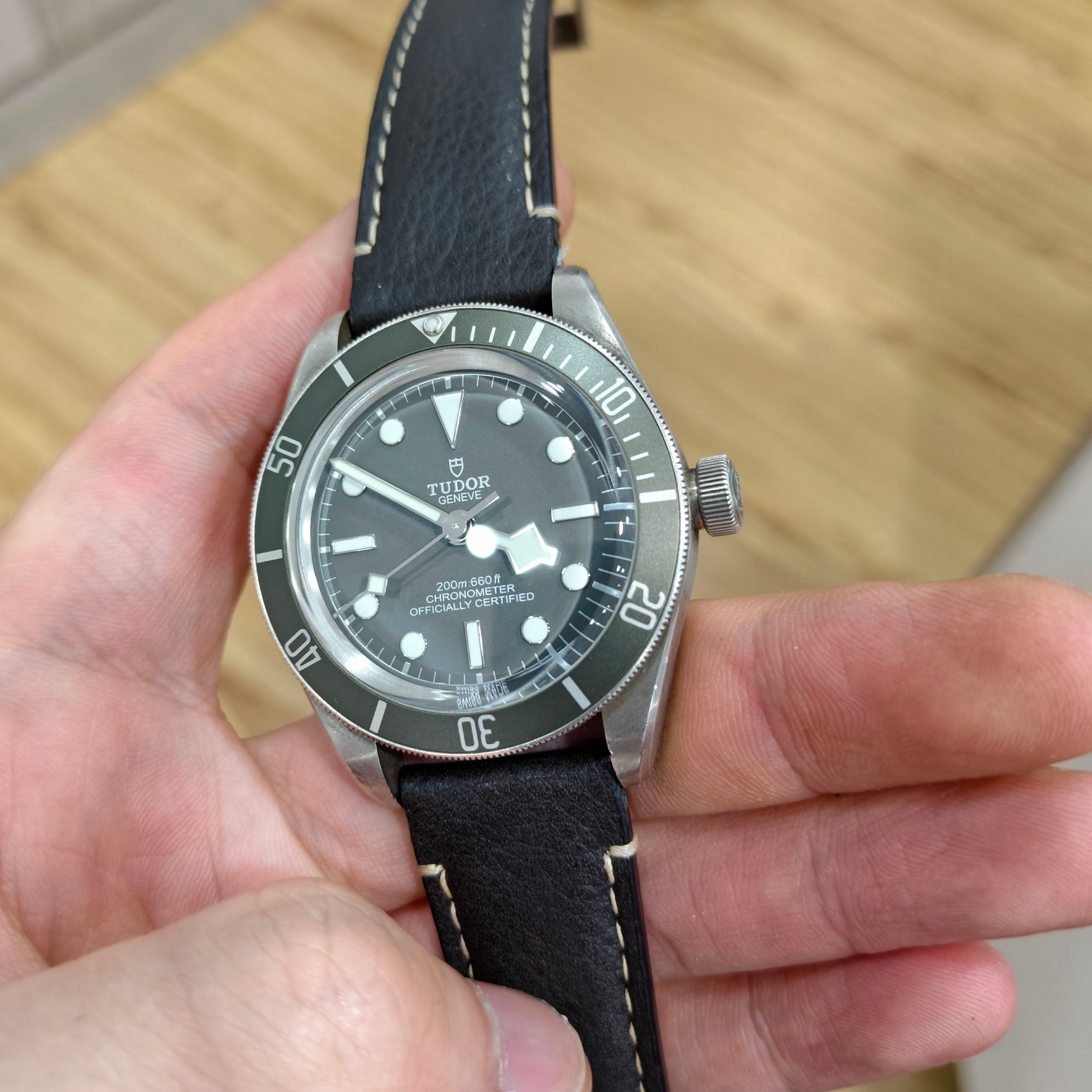 Tudor Blue Bay 1958 model 925 39 millimeters m79010sg-0001