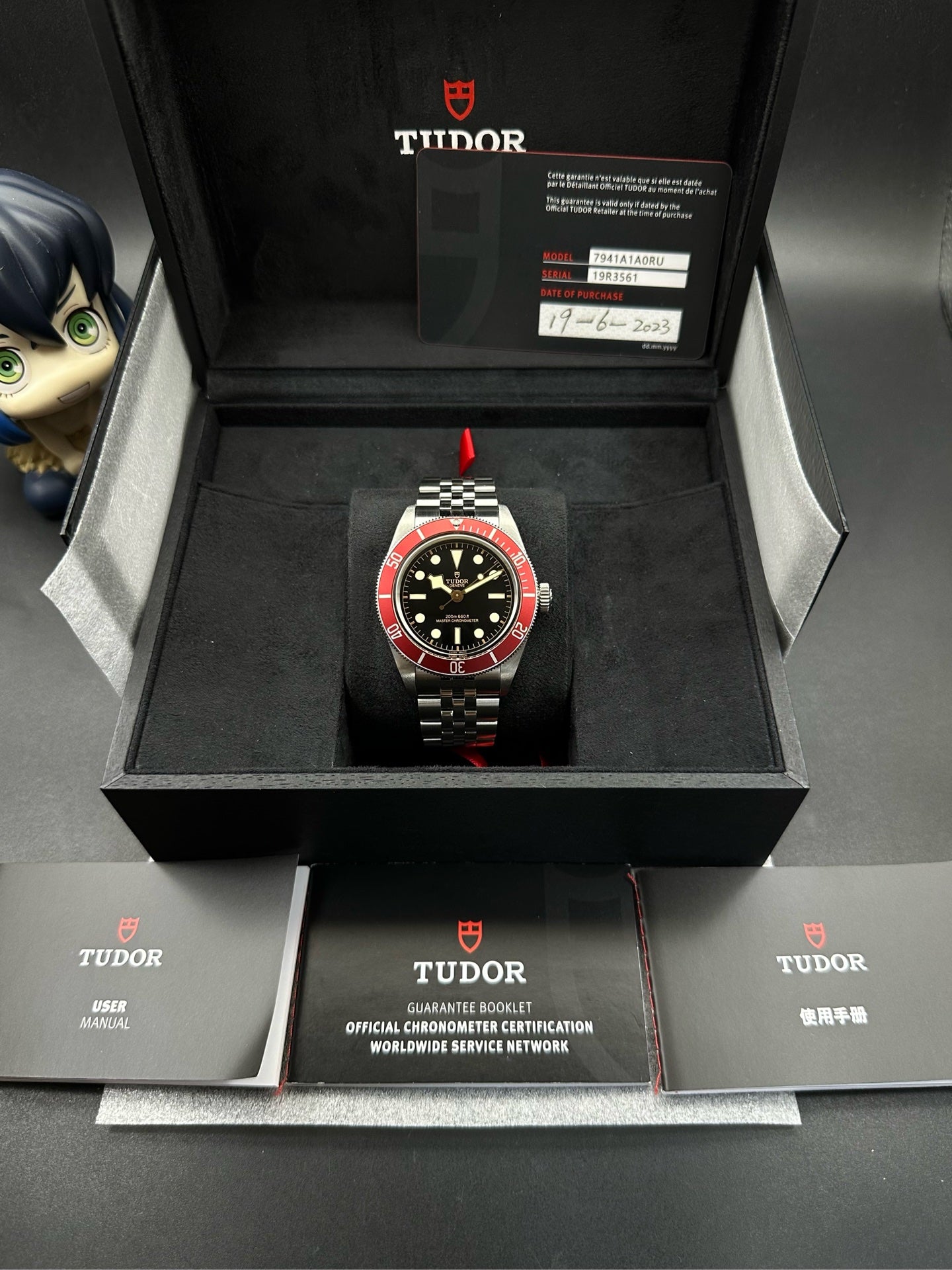 Tudor Red Automatic (self-winding) watch