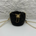Chanel Black Bucket & Drawstring Bag