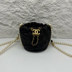 Chanel Black Bucket & Drawstring Bag