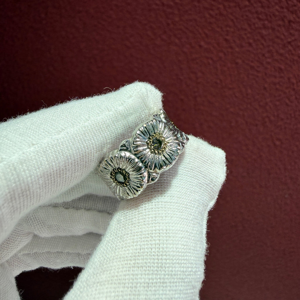 Buccellati BLOSSOMS diamond-encrusted bracelet Ring