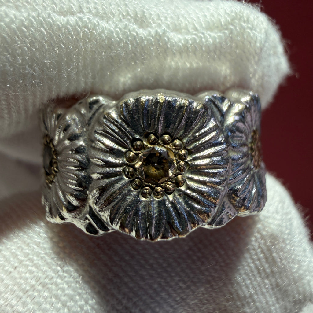 Buccellati BLOSSOMS diamond-encrusted bracelet Ring