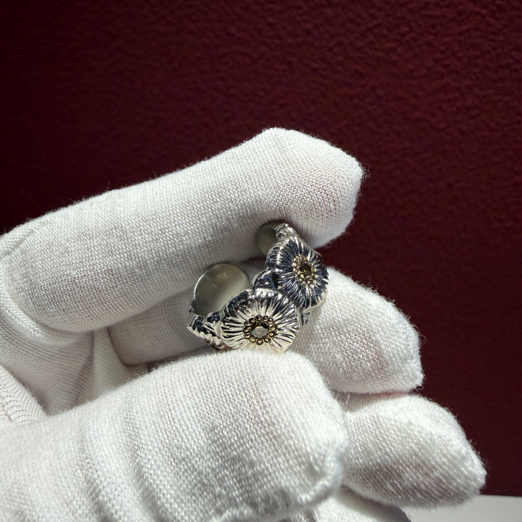 Buccellati BLOSSOMS diamond-encrusted bracelet Ring
