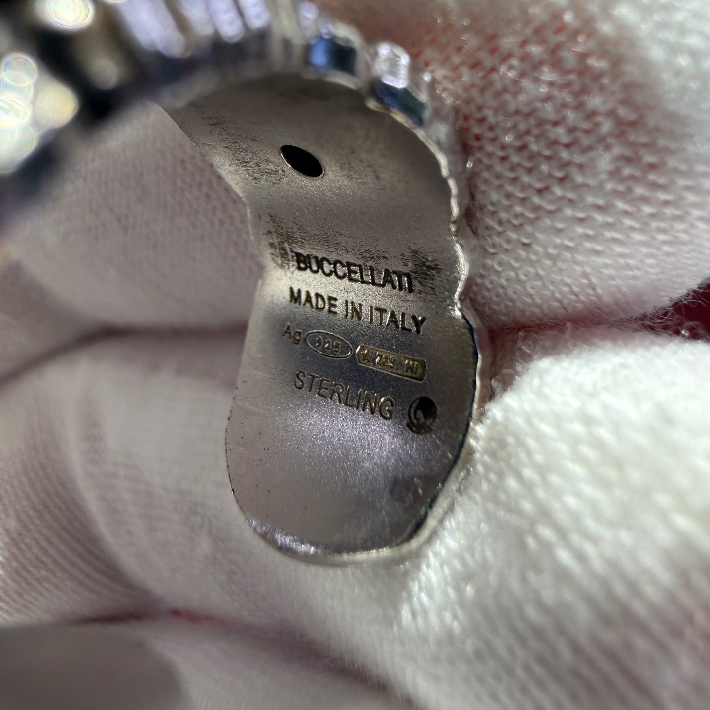 Buccellati BLOSSOMS diamond-encrusted bracelet Ring