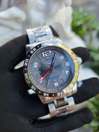 Longines Exercise Gray Automatic (self-winding) watch 42 millimeters L3.669.4.06.7