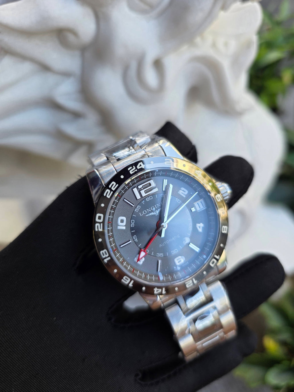 Longines Exercise Gray Automatic (self-winding) watch 42 millimeters L3.669.4.06.7