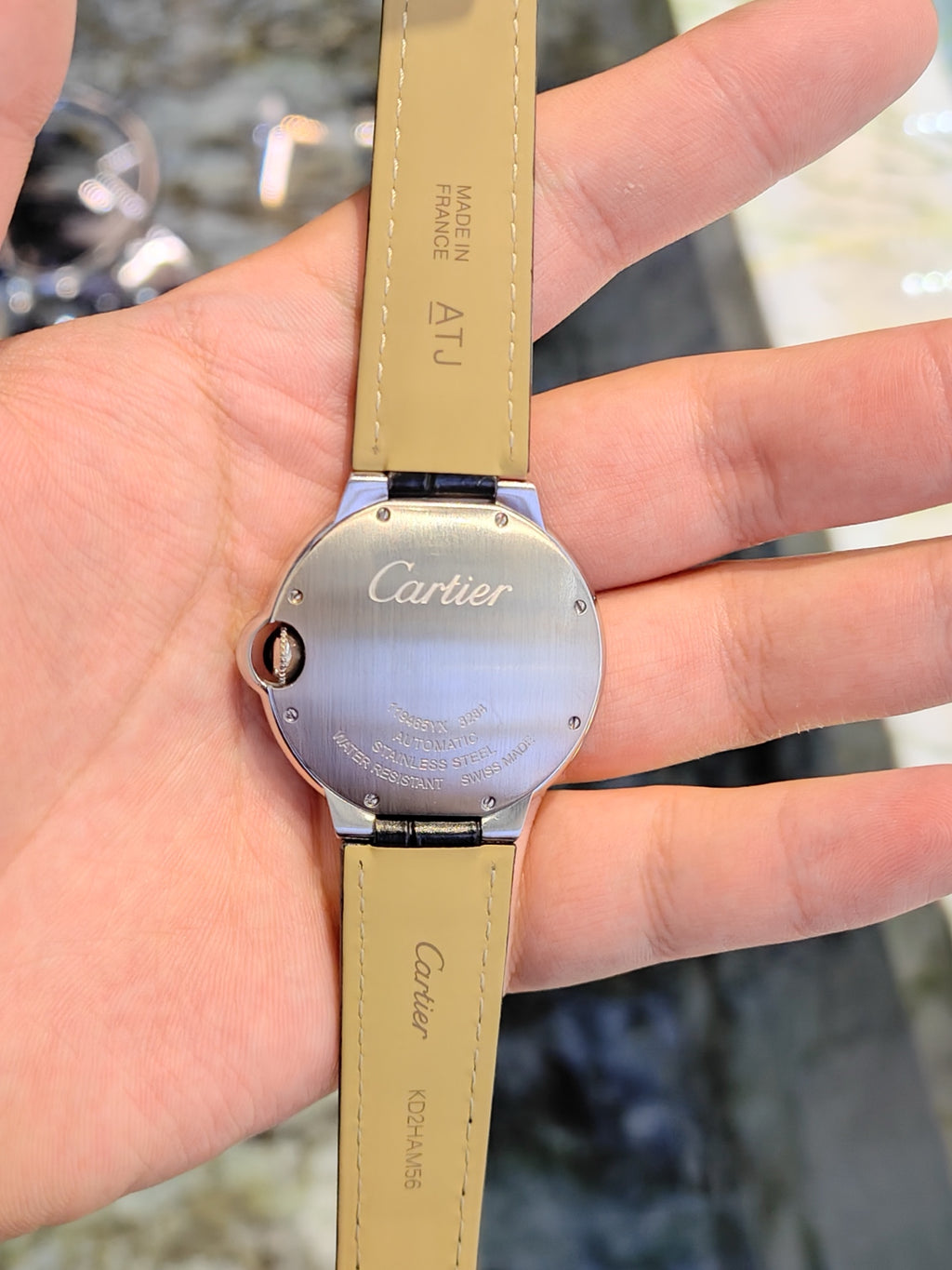 Cartier Blue balloon Automatic (self-winding) watch 36.6 millimeters W69017Z4
