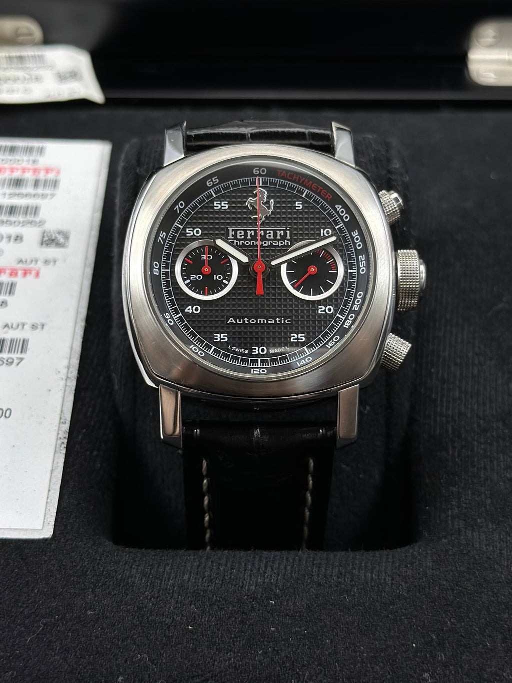 Panerai Leather Black Automatic (self-winding) watch