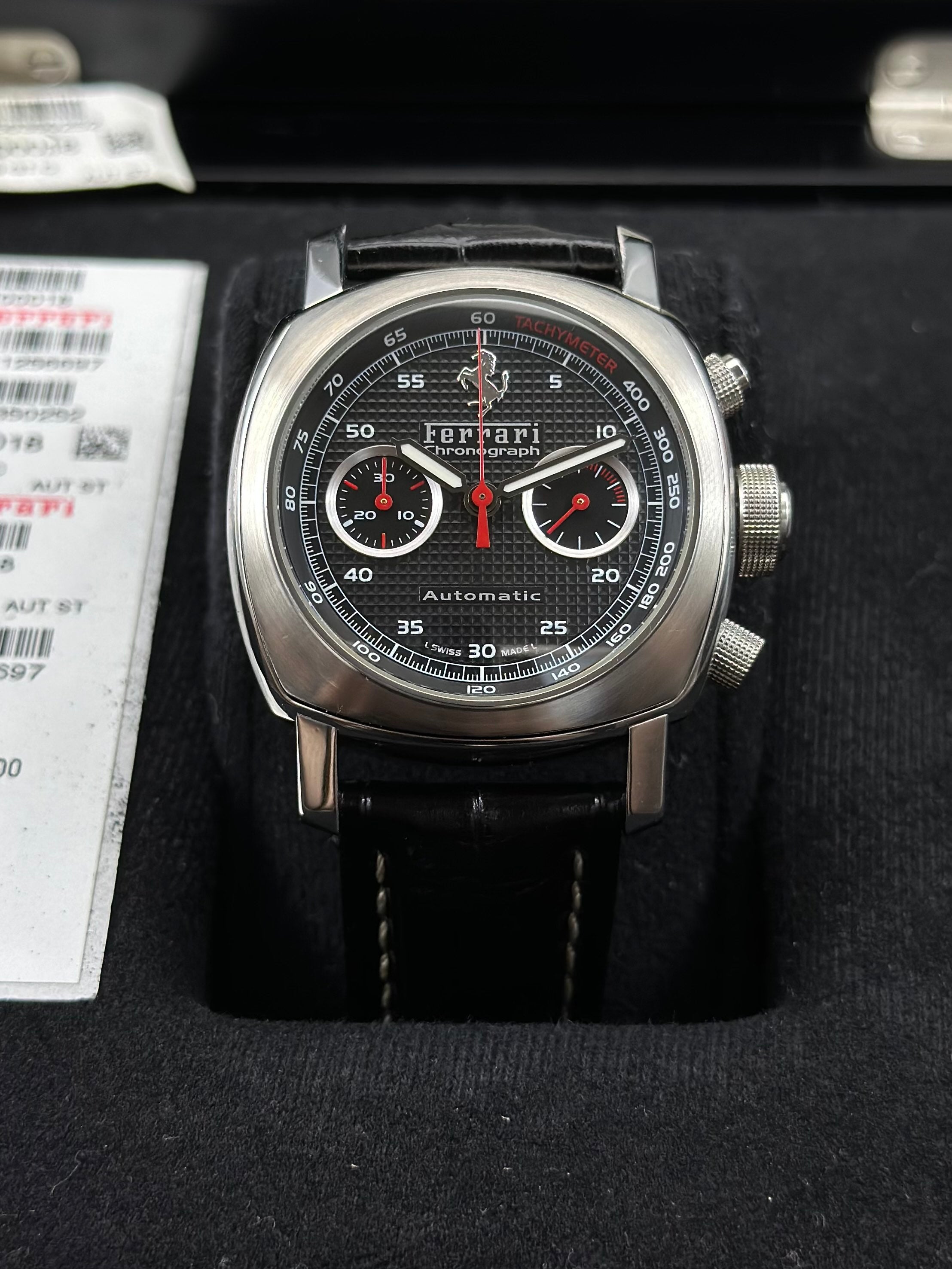 Panerai Leather Black Automatic (self-winding) watch