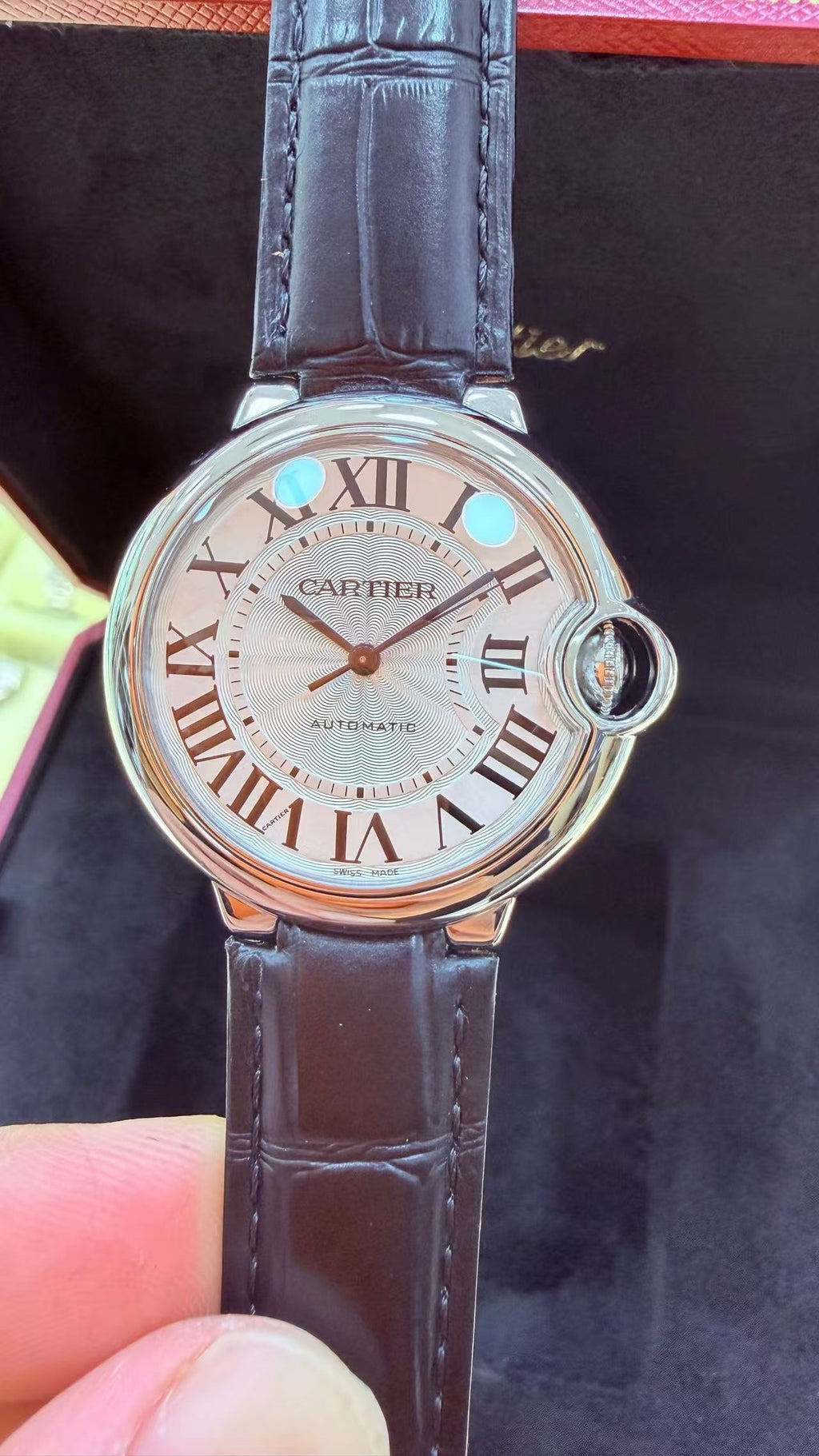 Cartier Blue balloon Automatic (self-winding) watch 36.6 millimeters W69017Z4