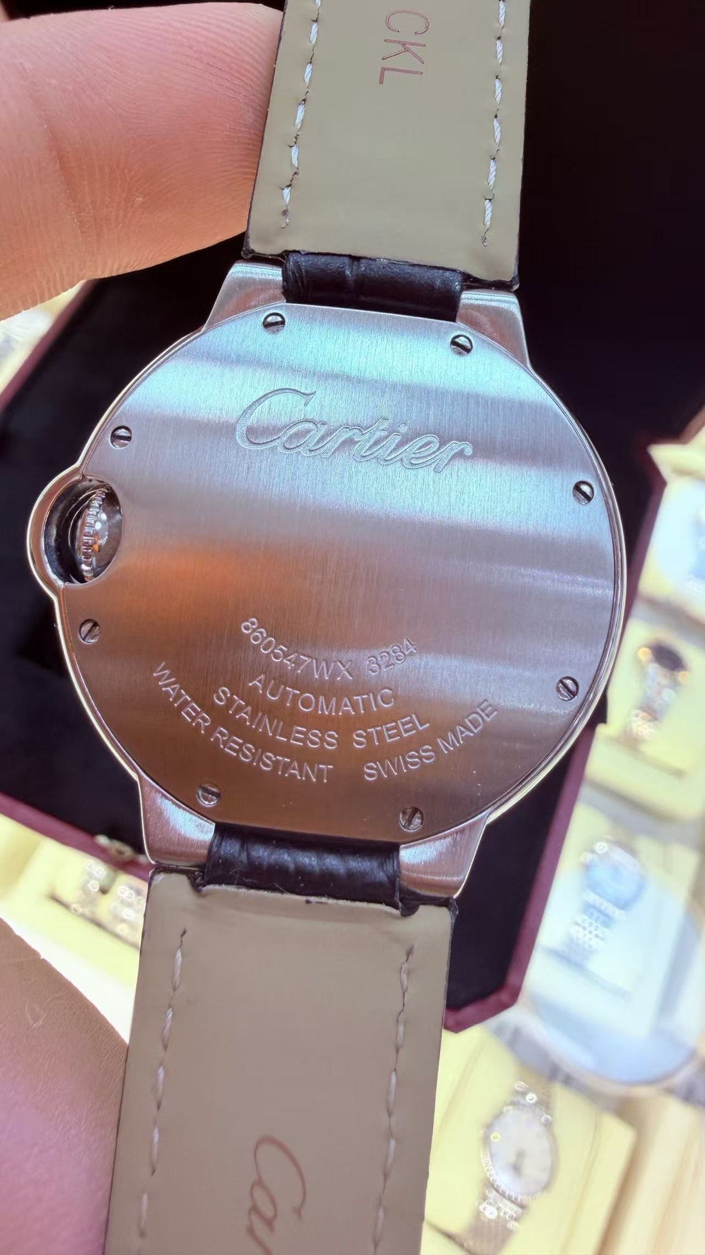 Cartier Blue balloon Automatic (self-winding) watch 36.6 millimeters W69017Z4