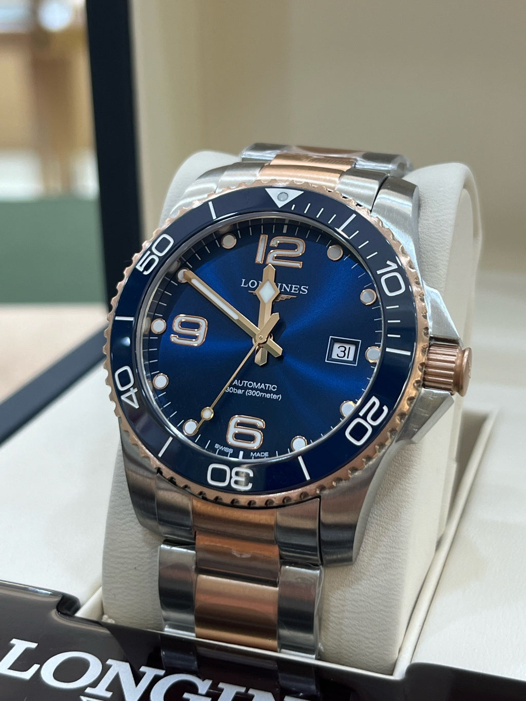 Longines Conquest Diving Series Rose gold Automatic (self-winding) watch 41.00mm L3.781.3.98.7
