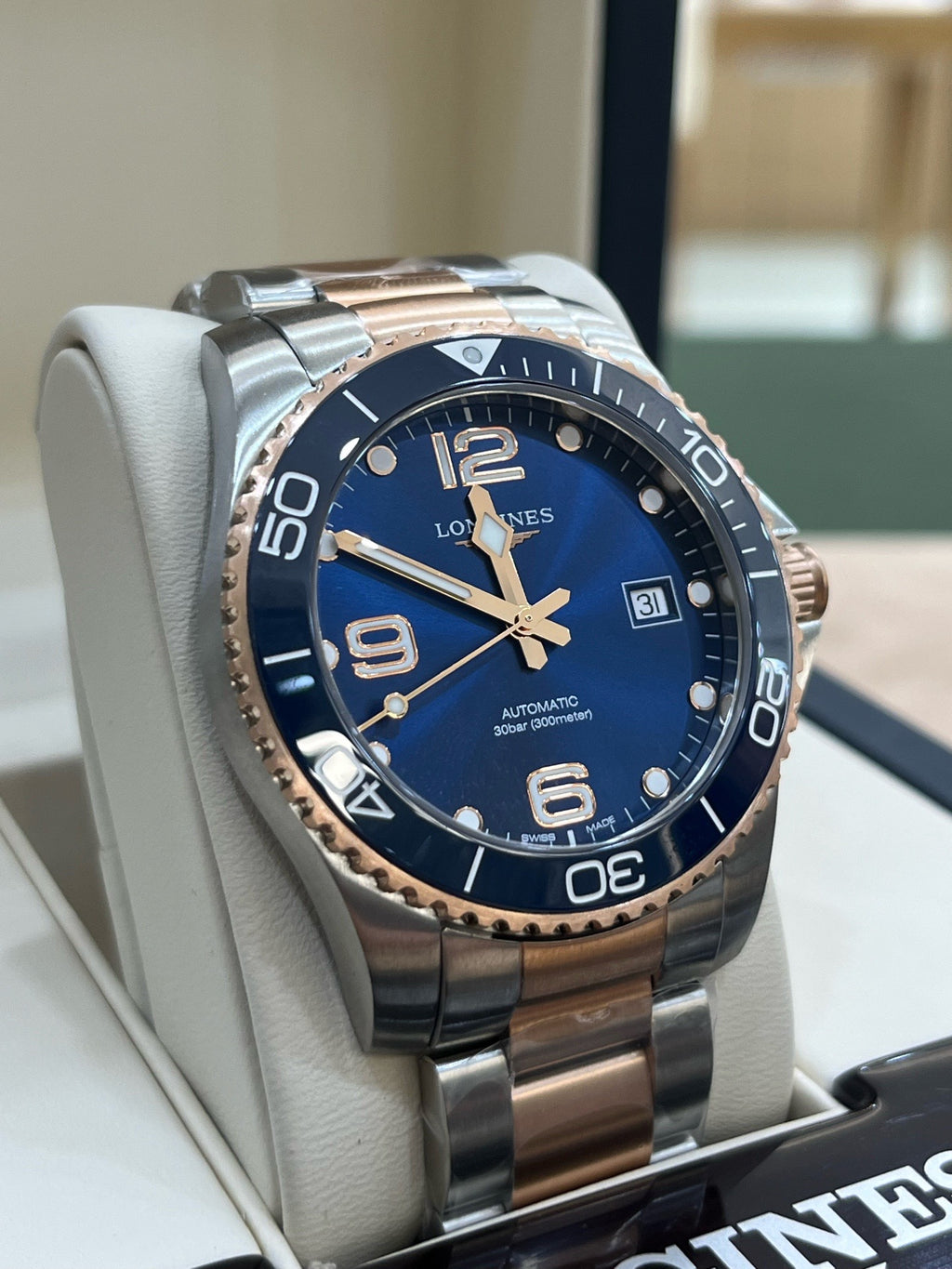 Longines Conquest Diving Series Rose gold Automatic (self-winding) watch 41.00mm L3.781.3.98.7