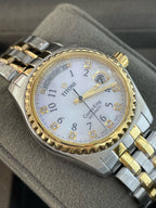 Rolex White Automatic (self-winding) watch