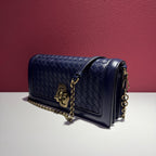 Bottega Veneta Blue Crossbody