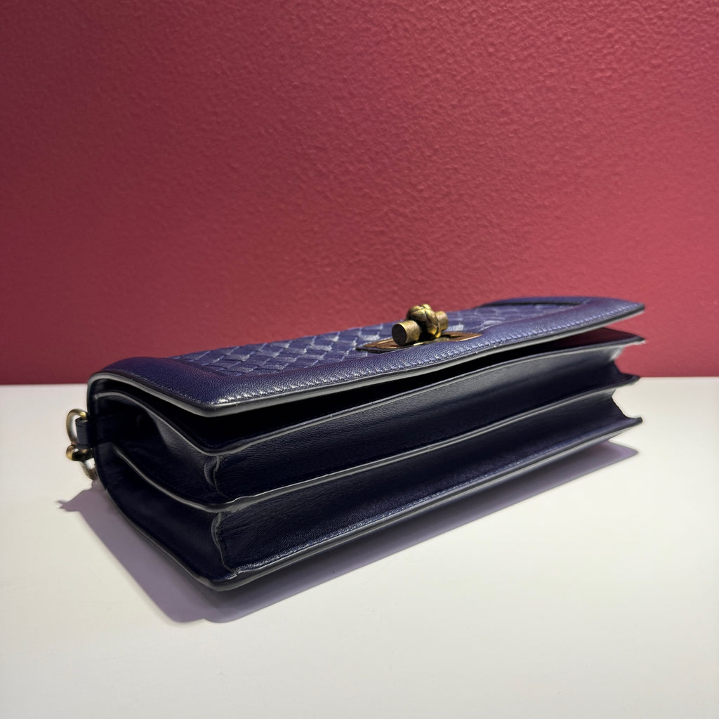 Bottega Veneta Blue Crossbody