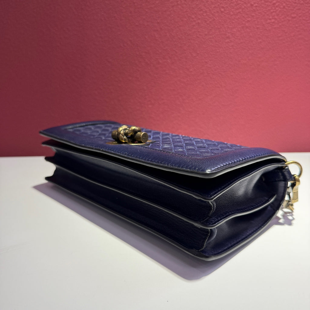 Bottega Veneta Blue Crossbody