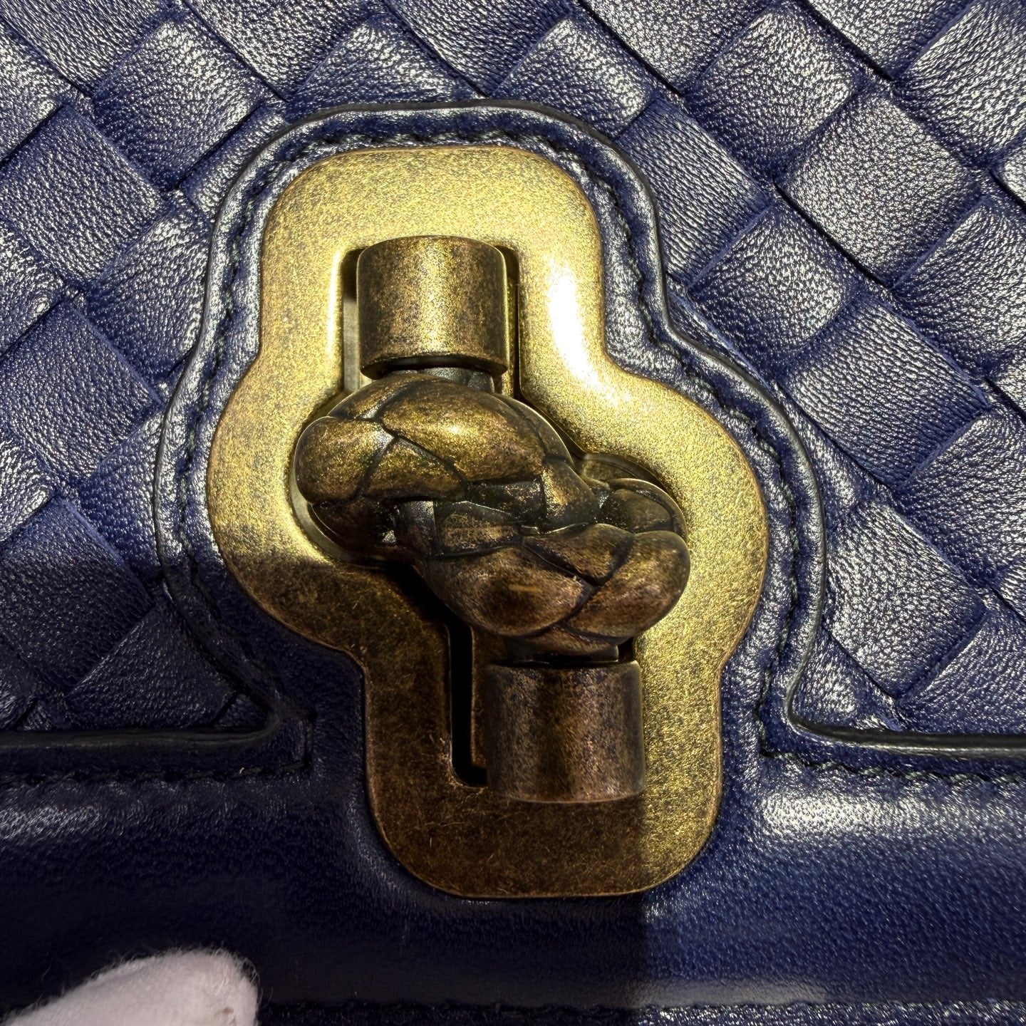 Bottega Veneta Blue Crossbody