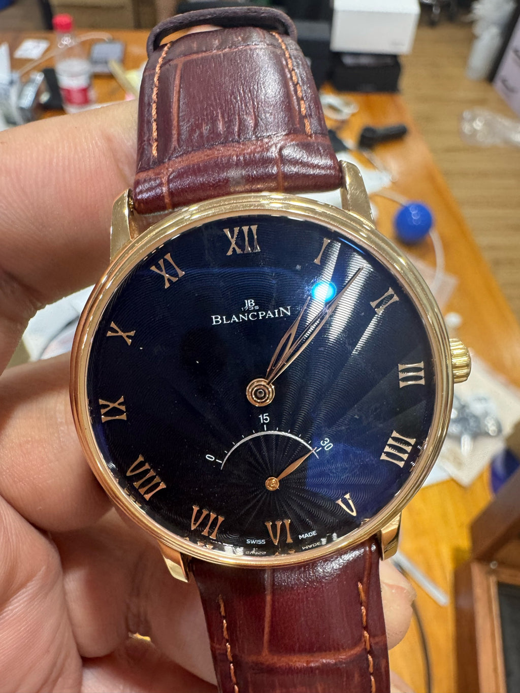 Blancpain Classic Rose gold Automatic (self-winding) watch 40 millimeters 6653-3630-55