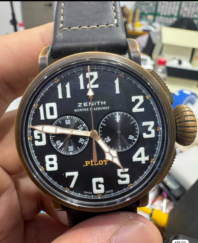 Zenith Pilot Automatic (self-winding) watch 45 millimeters 29.2430.4069/21.C800