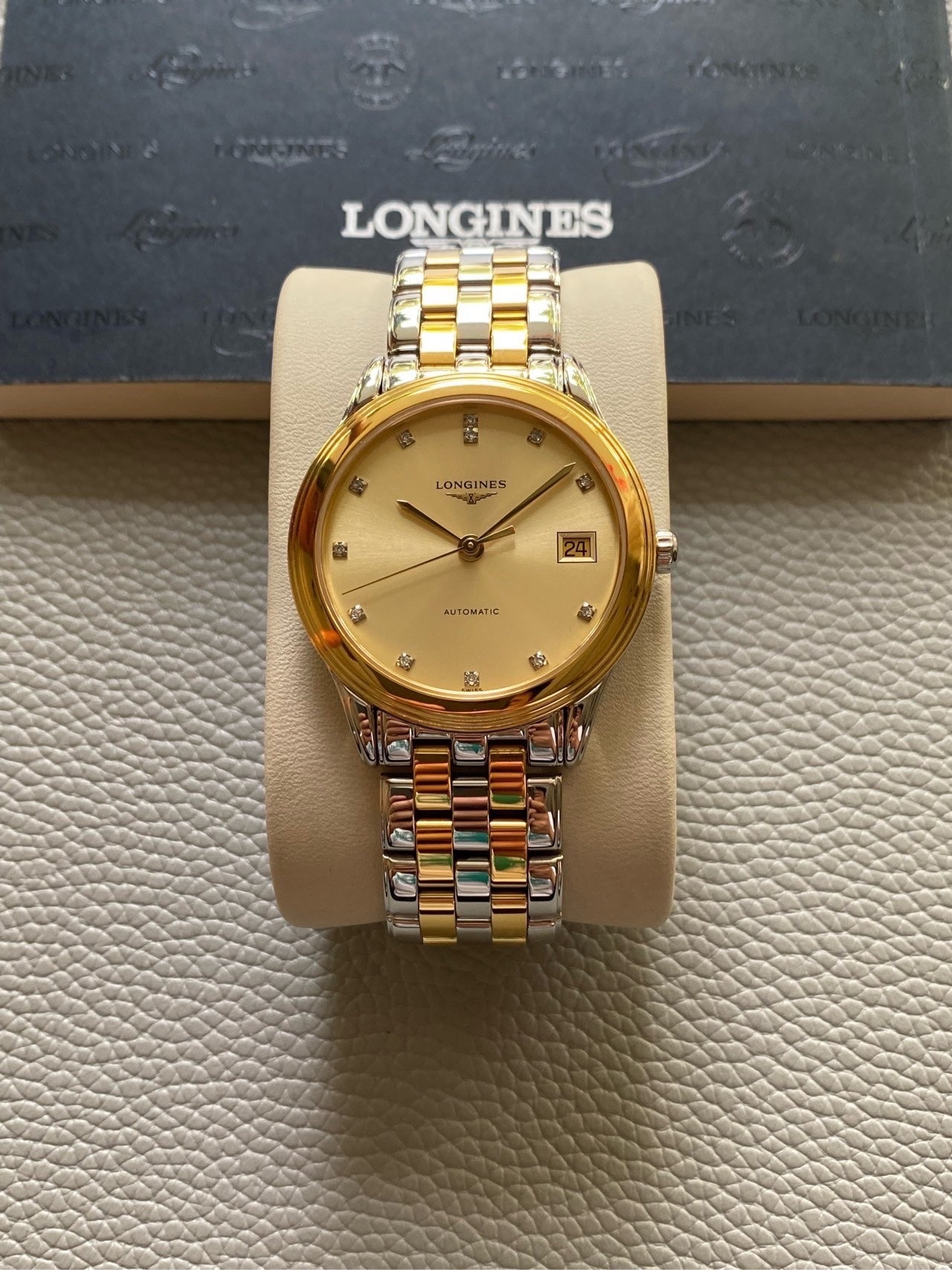Longines Classic Yellow Automatic (self-winding) watch 35.6 millimeters L4.774.3.37.7