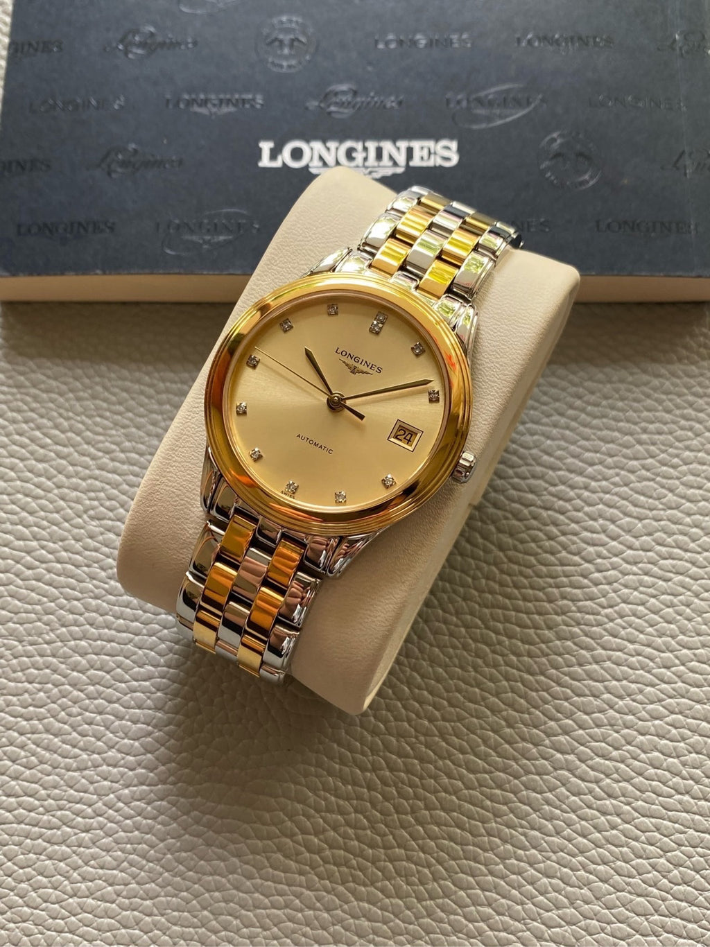 Longines Classic Yellow Automatic (self-winding) watch 35.6 millimeters L4.774.3.37.7