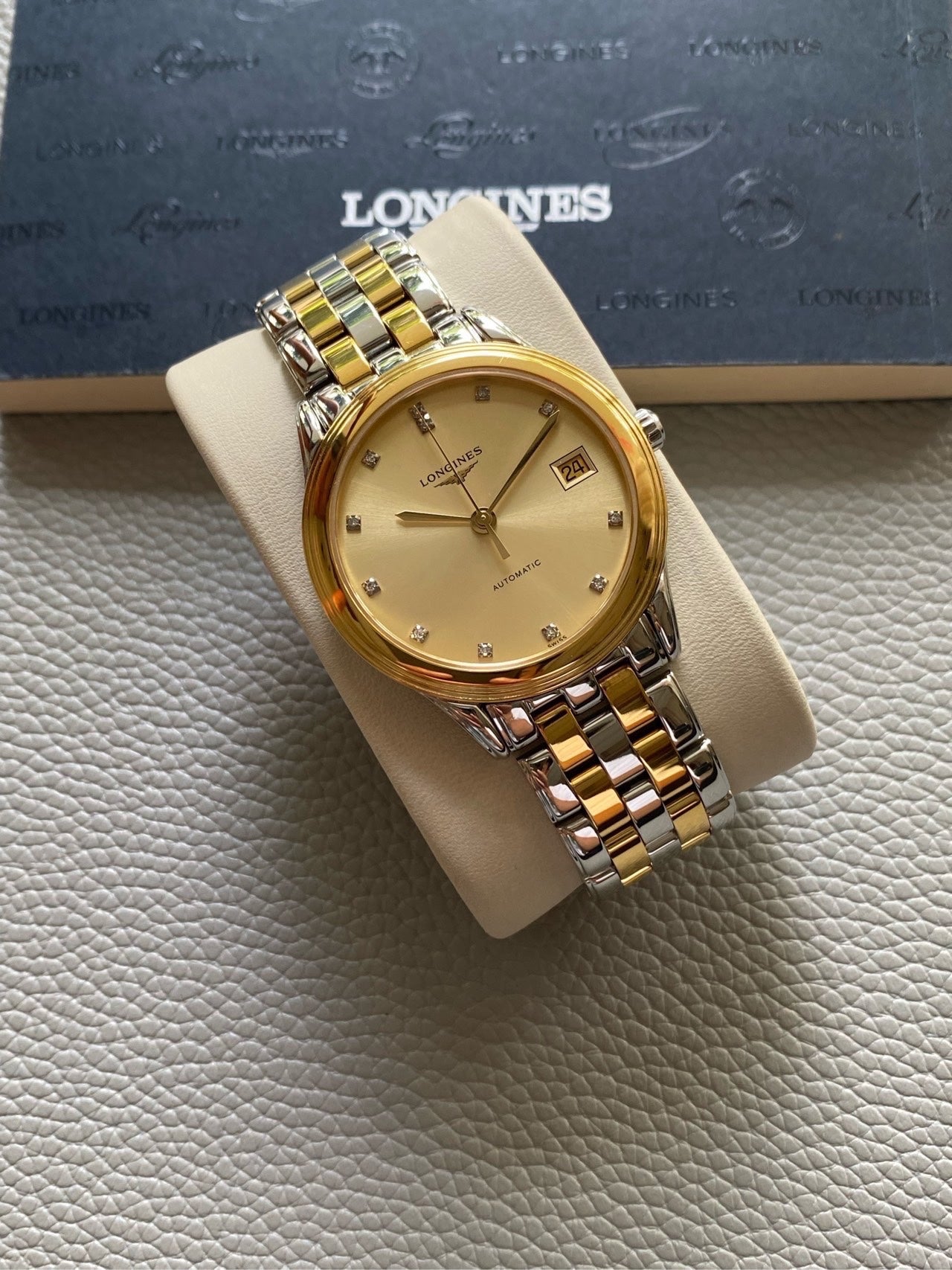 Longines Classic Yellow Automatic (self-winding) watch 35.6 millimeters L4.774.3.37.7