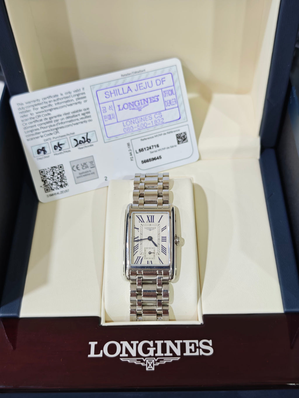 Longines Longines Dolcevita Collection Quartz watch 23.30X37.00mm L5.512.4.71.6