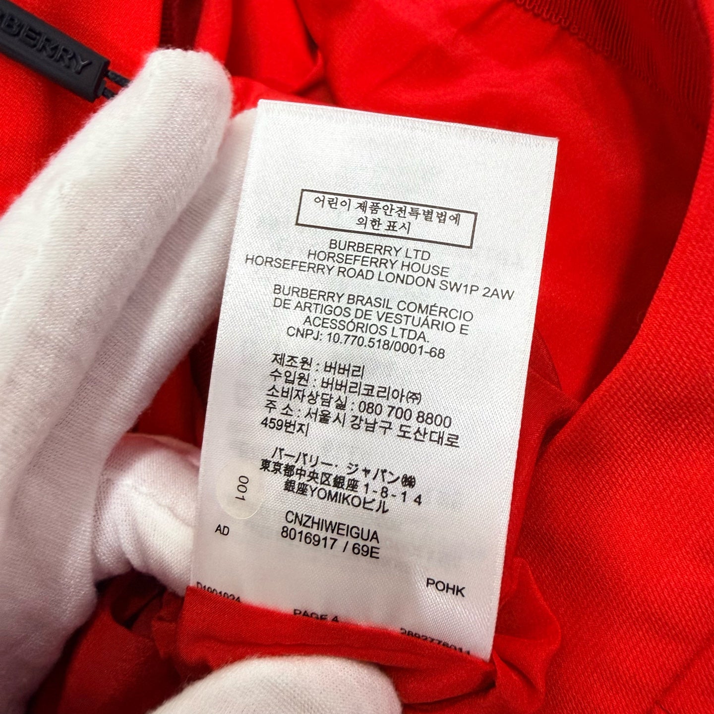 Burberry Red