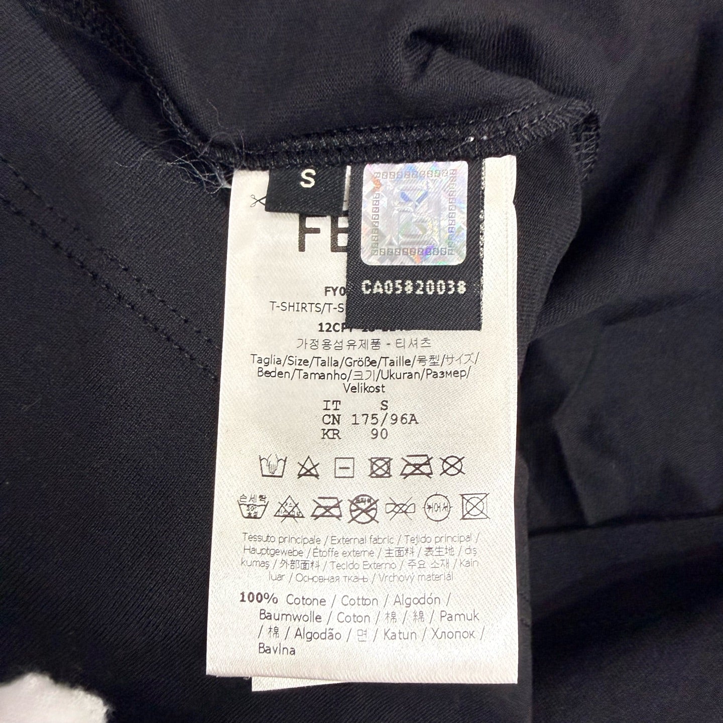 Fendi Black T-shirt