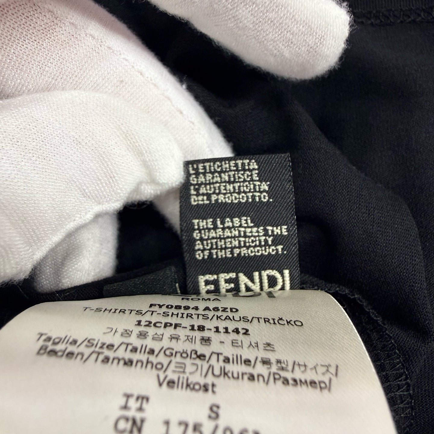 Fendi Black T-shirt