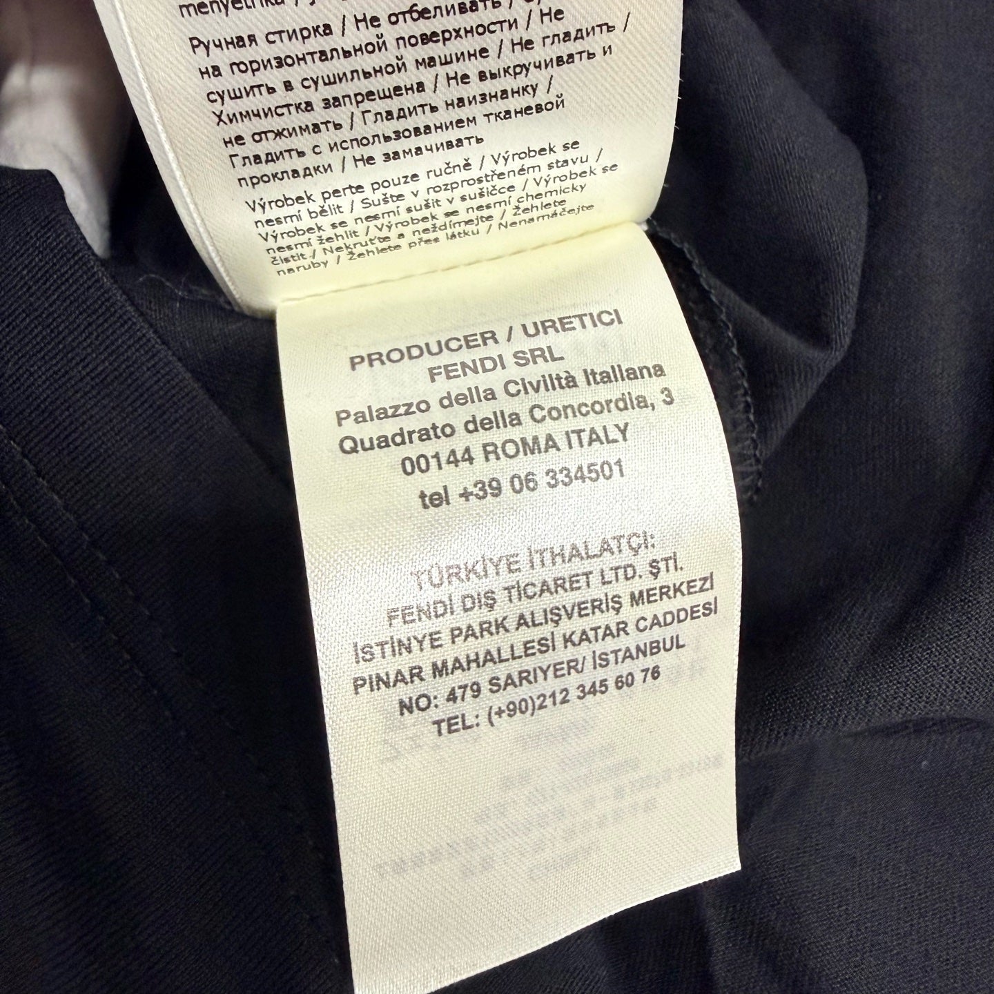 Fendi Black T-shirt