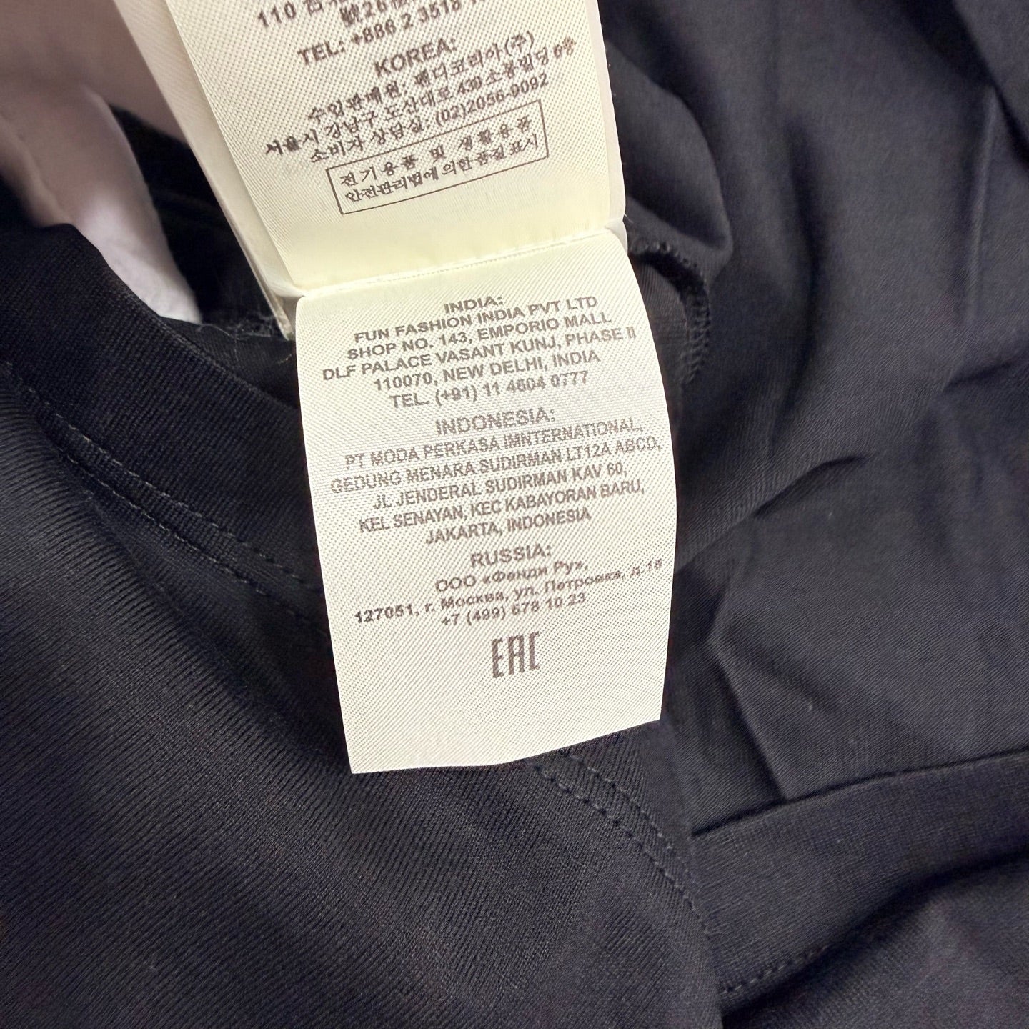 Fendi Black T-shirt